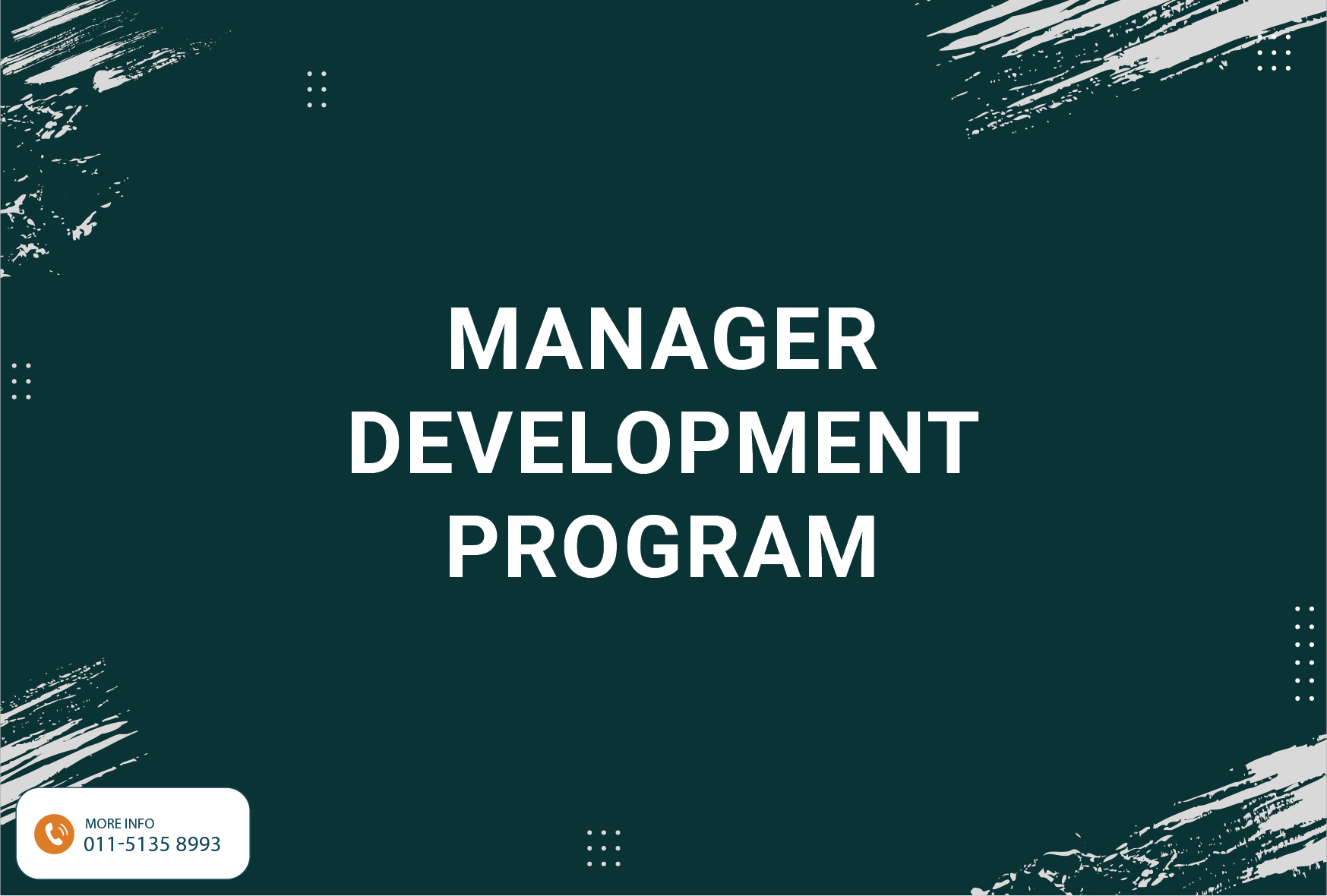 MANAGER DEVELOPMENT PROGRAM – KLGreens